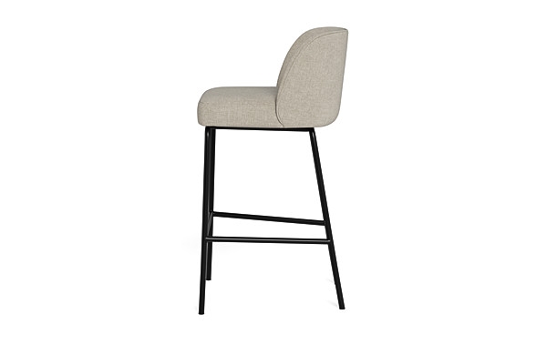 Graham Metal Framed Upholstered Bar Stool - Image 2