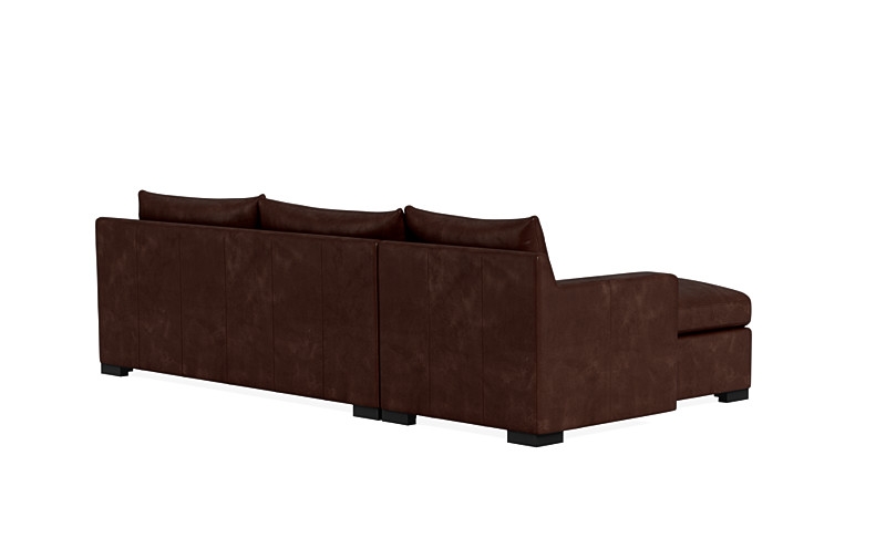 Sloan Leather  Chaise Sleeper Storage Sectional - Image 3