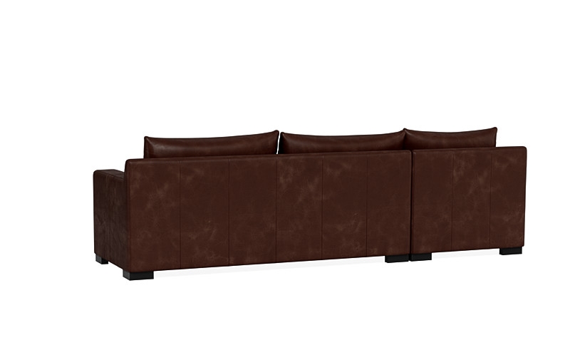 Sloan Leather  Chaise Sleeper Storage Sectional - Image 2