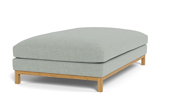 Jasper Ottoman 72", Down Alternative Fill, Oak Leg - Image 2