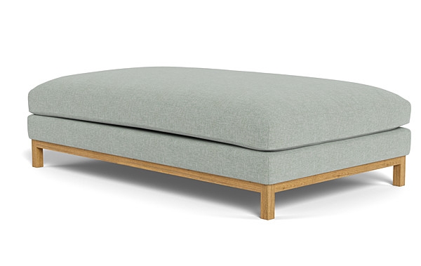 Jasper Ottoman 72", Down Alternative Fill, Oak Leg - Image 4