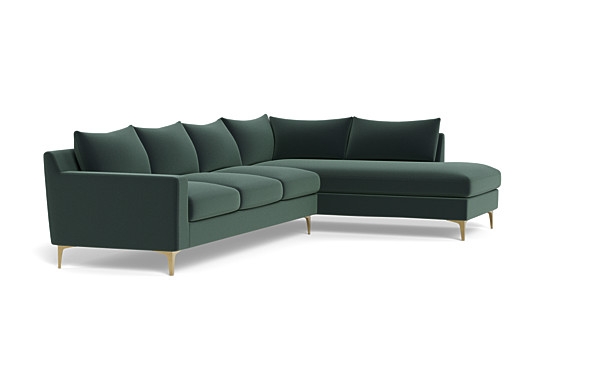 Sloan 4-Seat  Bumper Sectional - Image 4