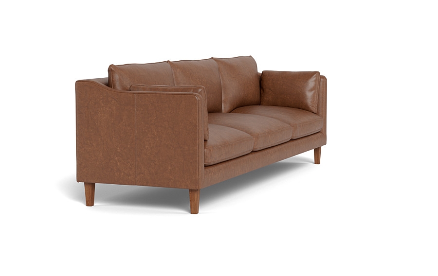 Caitlin Leather 3-Seat Sofa by The Everygirl® - Image 1