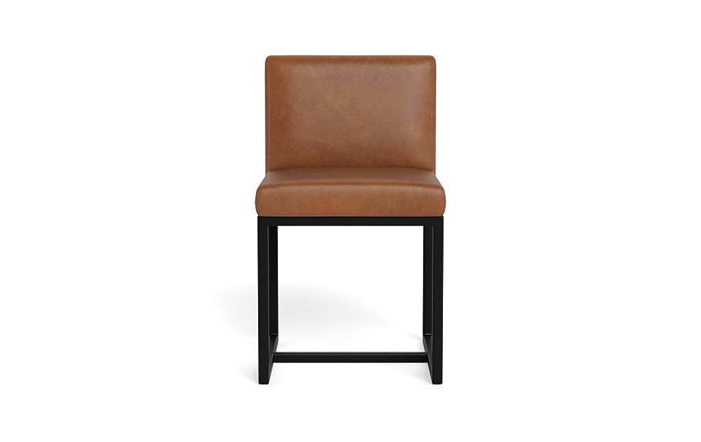 Fritz Leather Metal Framed Upholstered Chair - Image 0