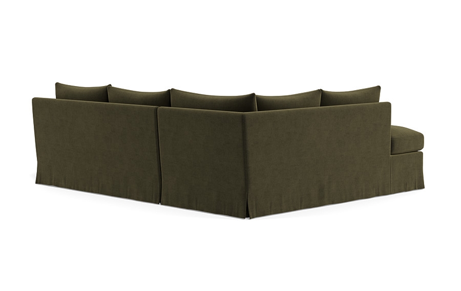 Sloan Slipcovered 3-Seat  Bumper Sectional - Image 4