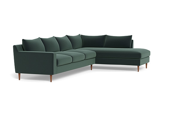 Sloan 4-Seat  Bumper Sectional - Image 2