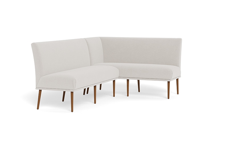 Dorian Upholstered Right Banquette with Tufting Option - Image 3