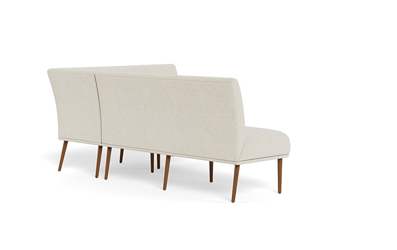 Dorian Upholstered Right Banquette with Tufting Option - Image 1
