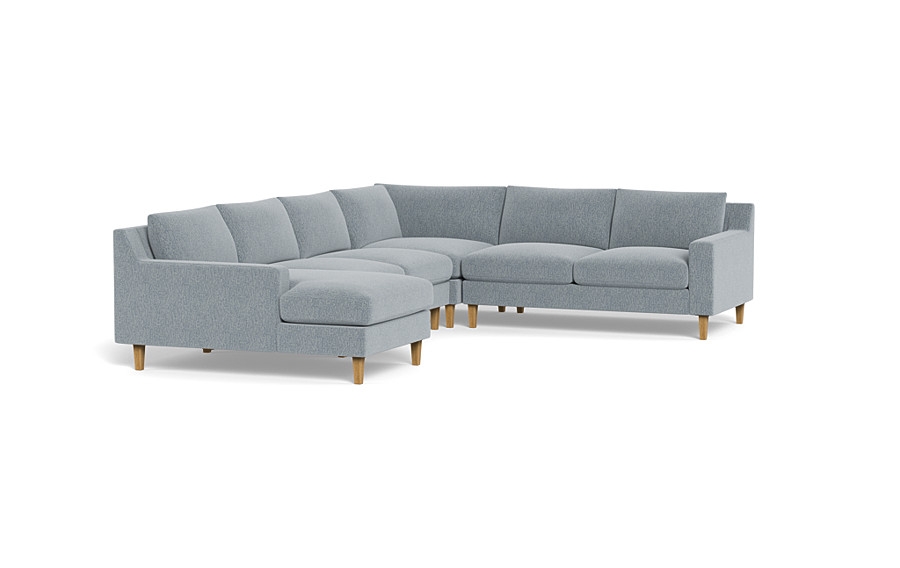 Saylor 4-Piece Corner Sectional Sofa with Left Chaise - Image 3