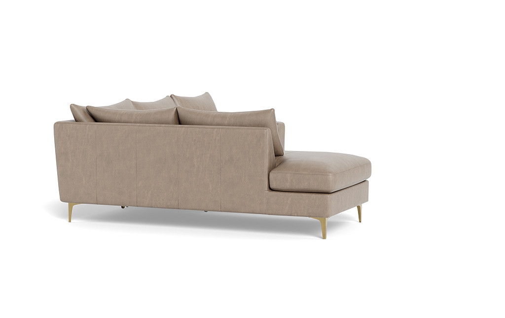 Sloan Leather 3-Seat  Bumper Sectional - Image 4