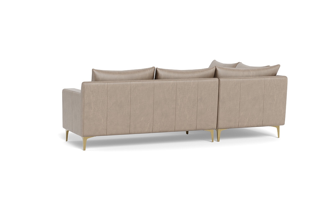 Sloan Leather 3-Seat  Bumper Sectional - Image 2