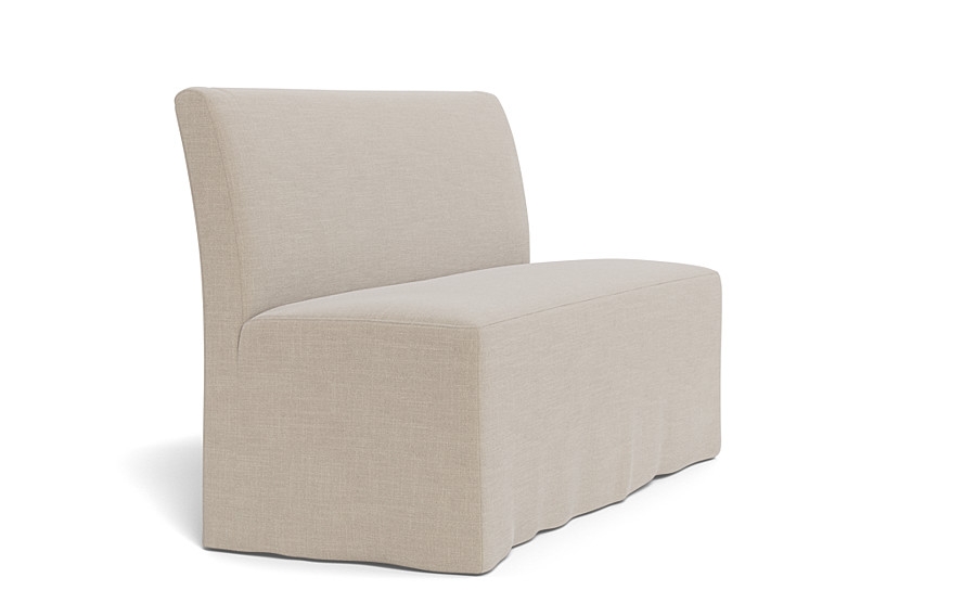 Dorian Slipcovered Dining Bench - Image 3