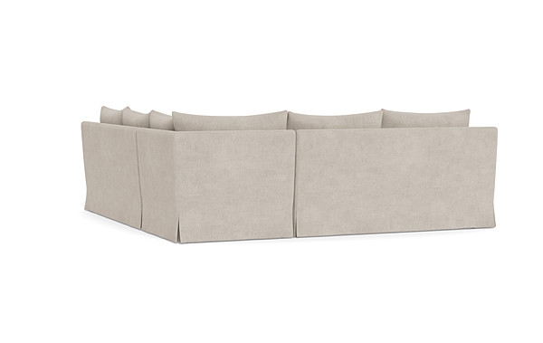 Sloan Slipcovered Corner 4-Seat Sectional Sofa - Image 3