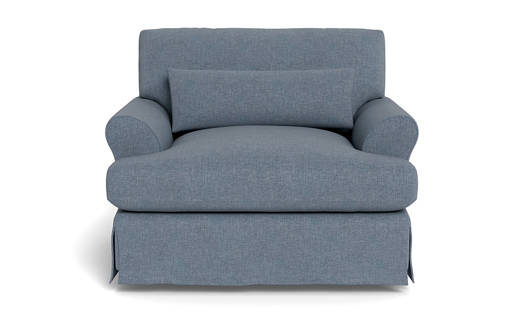 Maxwell Slipcovered Swivel Chair by Apartment Therapy - Image 0