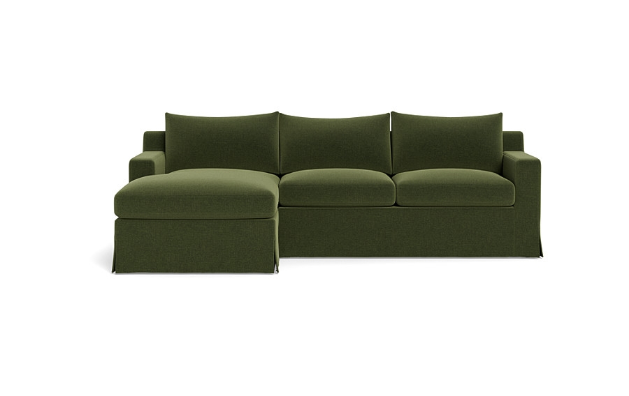 Sloan Slipcovered  Chaise Sectional - Image 0