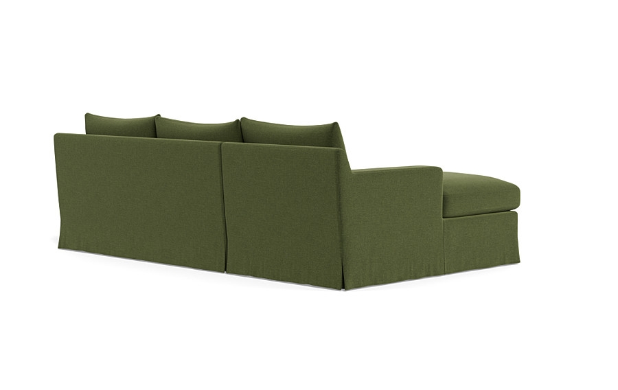 Sloan Slipcovered  Chaise Sectional - Image 1
