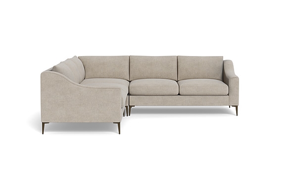 Saylor Slope Arm Corner 4-Seat Sectional Sofa - Image 0