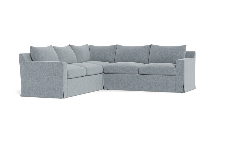 Sloan Slipcovered Corner 4-Seat Sectional Sofa - Image 4