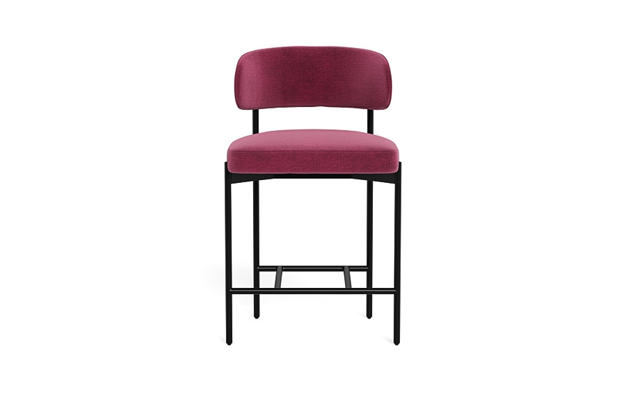 Hollis Metal Framed Upholstered Counter Stool - Image 0