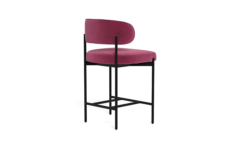 Hollis Metal Framed Upholstered Counter Stool - Image 4