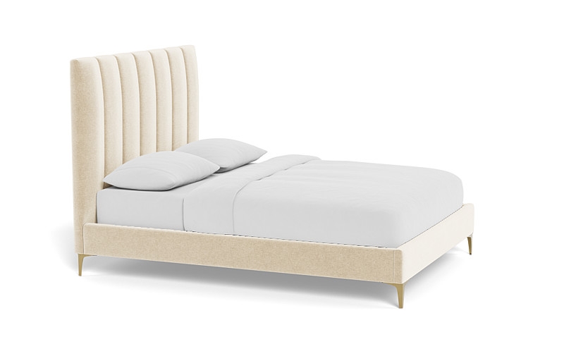 Lowen Upholstered Bed with Tufting Option - Image 1