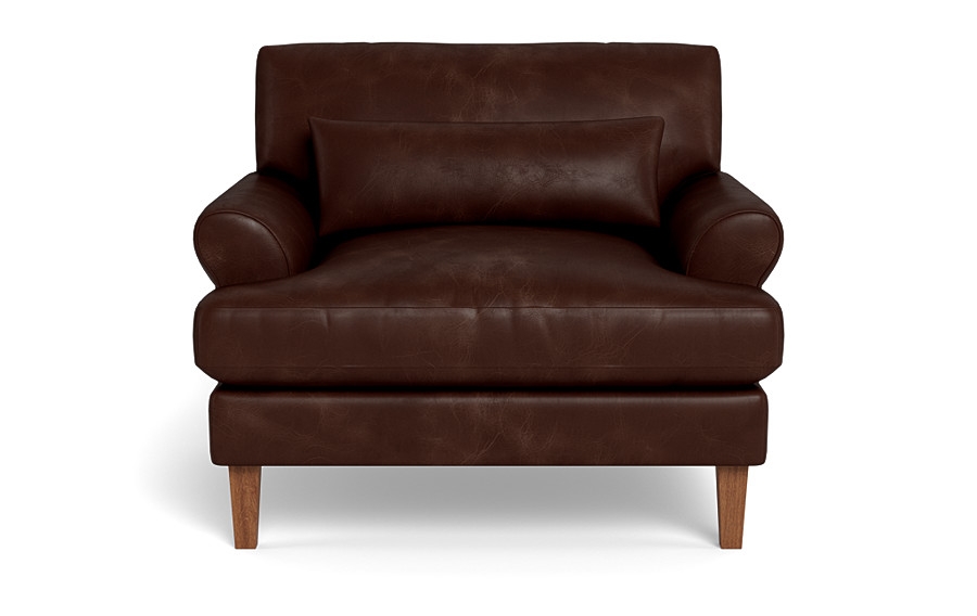 Maxwell Leather Accent Chair by Apartment Therapy - Image 0