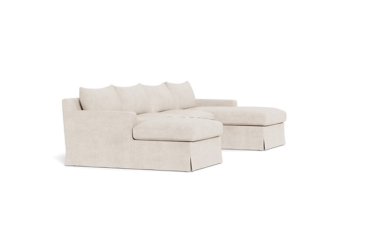 Sloan Slipcovered 3-Piece U-Sectional - Image 1