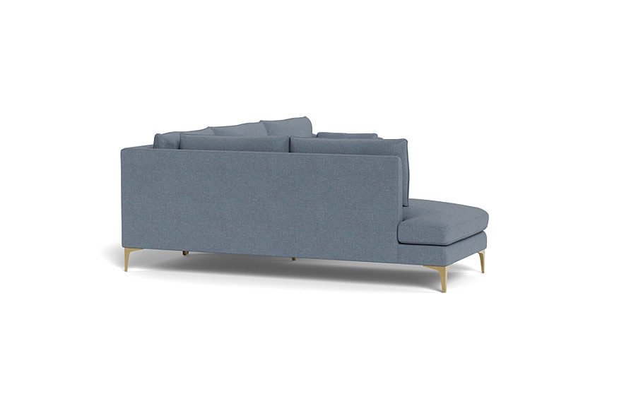 Caitlin 3-Seat  Bumper Sectional by The Everygirl® - Image 1