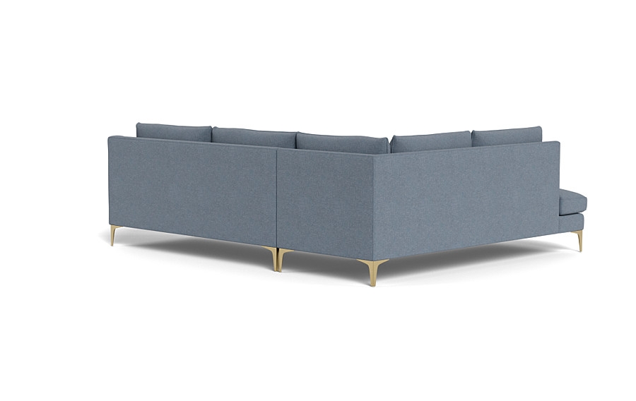 Caitlin 3-Seat  Bumper Sectional by The Everygirl® - Image 2