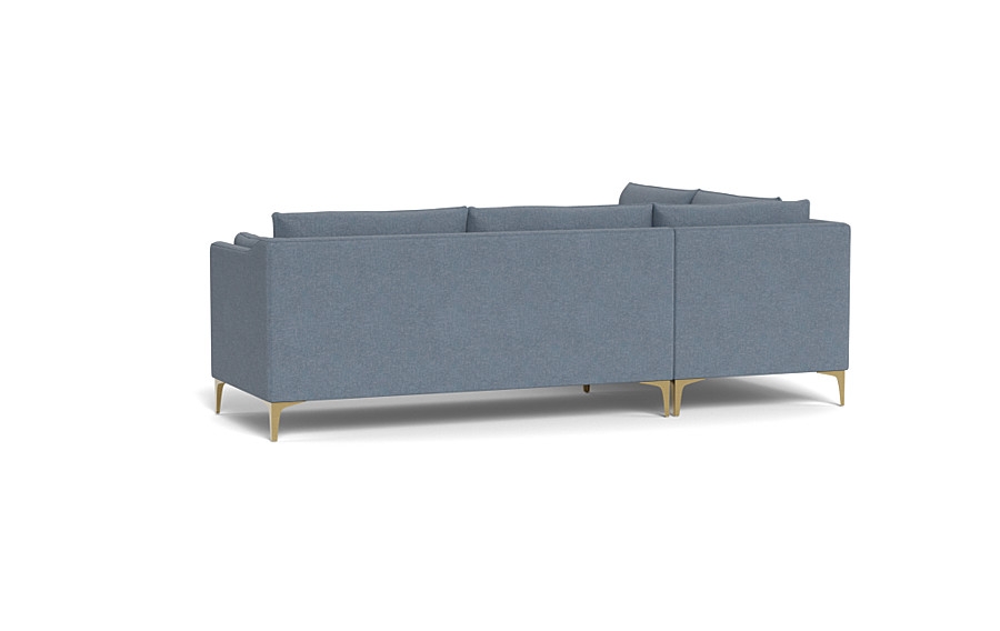 Caitlin 3-Seat  Bumper Sectional by The Everygirl® - Image 4