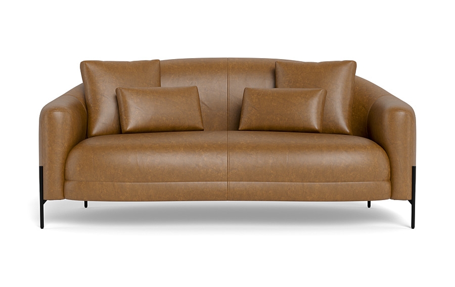 Fiona Leather 2-Seat Sofa - Image 0