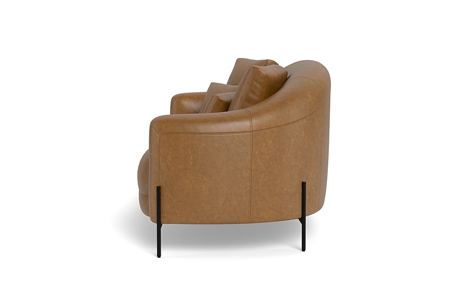 Fiona Leather 2-Seat Sofa - Image 1