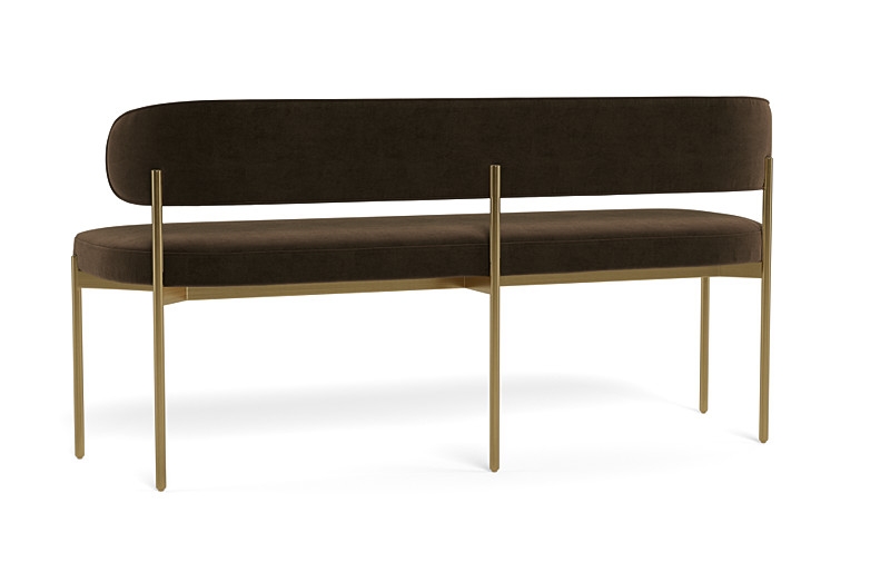 Hollis Upholstered Metal Framed Bench - Image 2