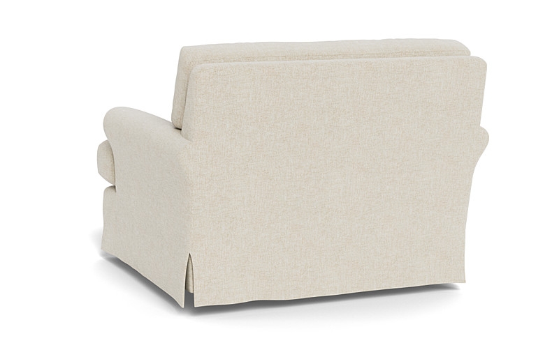 Maxwell Slipcovered Swivel Chair by Apartment Therapy - Image 3