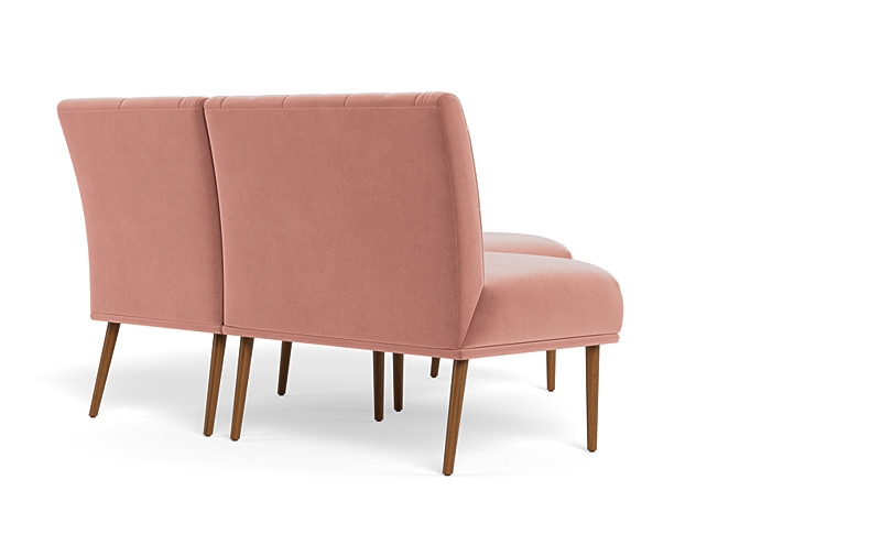 Dorian Upholstered Petite Right Banquette with Tufting Option - Image 4