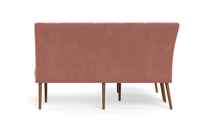 Dorian Upholstered Petite Right Banquette with Tufting Option - Image 3
