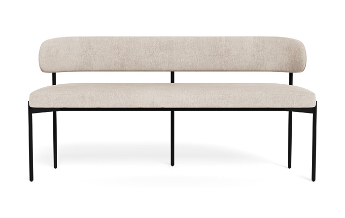 Hollis Upholstered Metal Framed Bench - Image 0