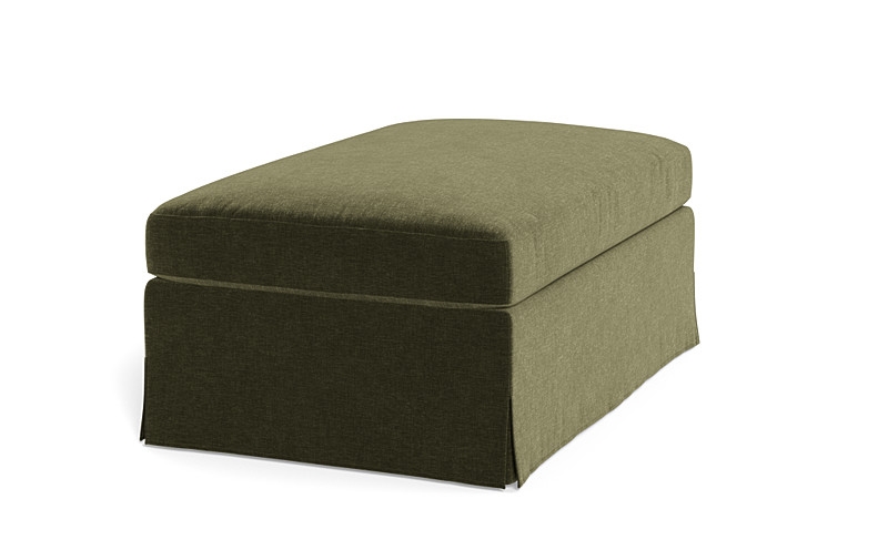 Sloan Slipcovered Ottoman - Image 3