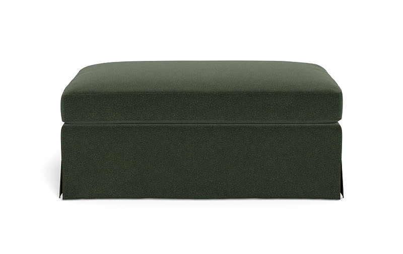 Sloan Slipcovered Ottoman - Image 0