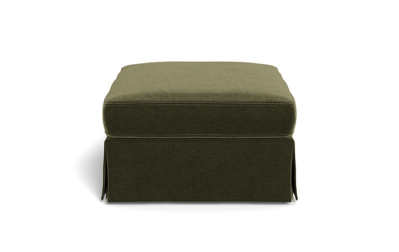 Caitlin Slipcovered Ottoman by The Everygirl® - Image 3