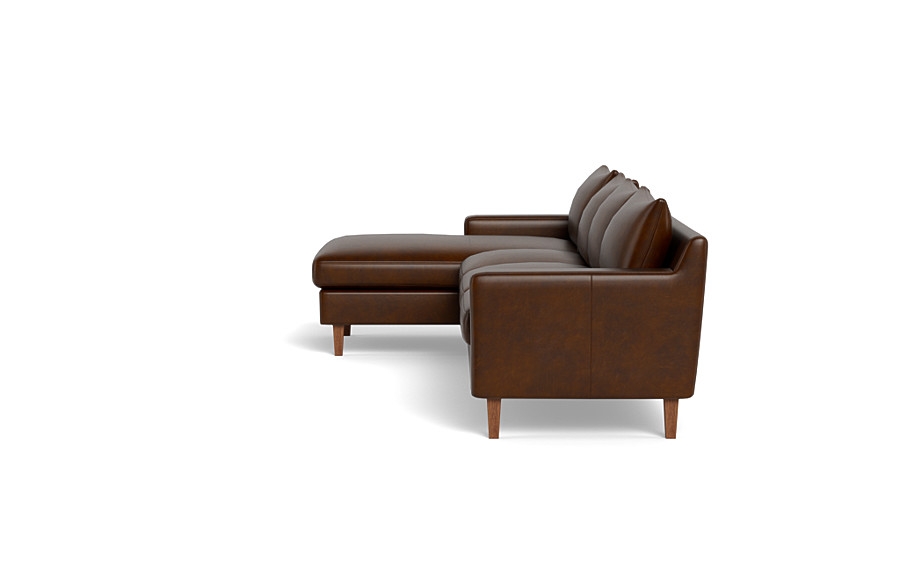 Sloan Leather 4-Seat  Chaise Sectional - Image 1