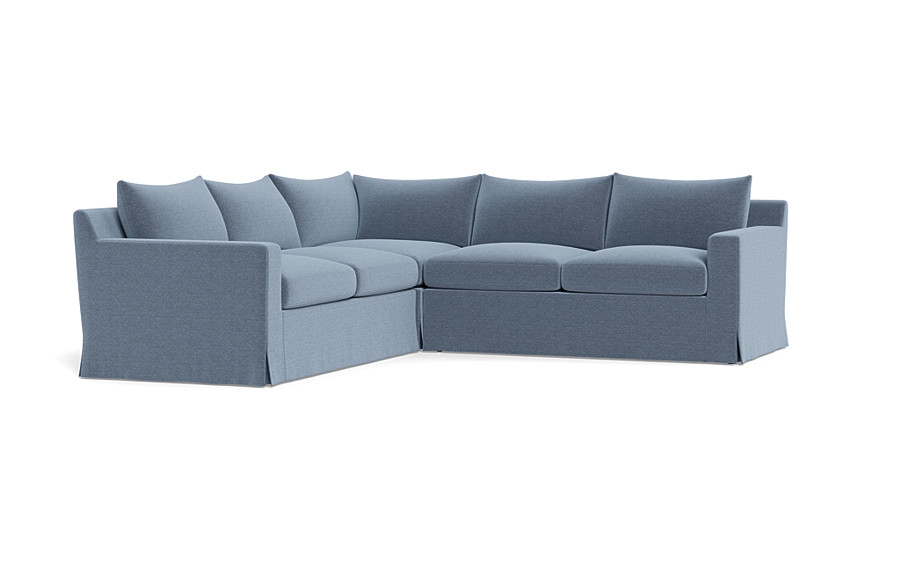 Sloan Slipcovered Corner 4-Seat Sectional Sofa - Image 4