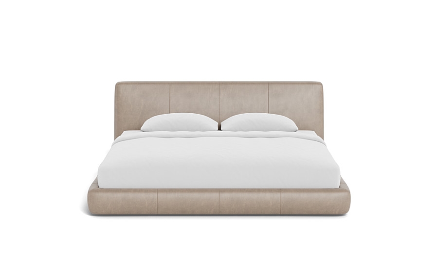 Kaleb Leather Upholstered Platform Bed - Image 0