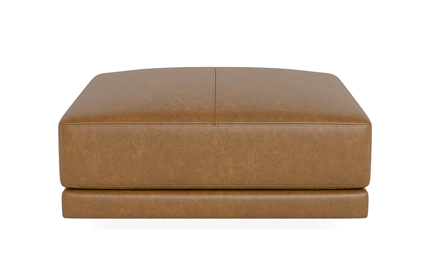 Lukas Leather Square Ottoman  - Image 0