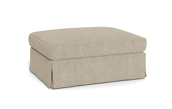 Caitlin Slipcovered Ottoman by The Everygirl® - Image 4