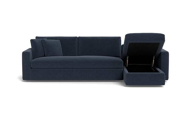 James 3-Seat Right Chaise Sectional with Storage - Image 0
