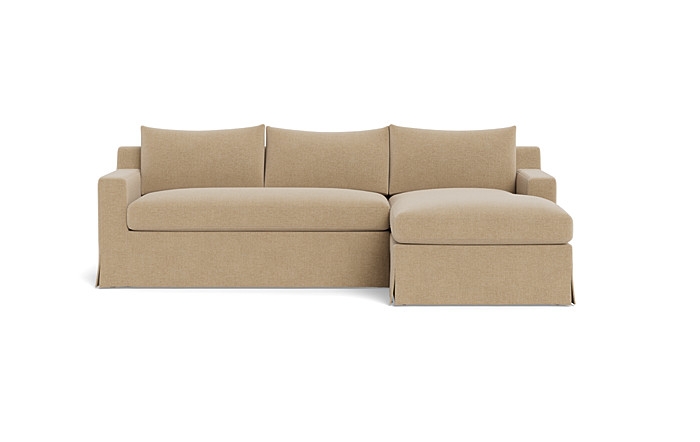 Sloan Slipcovered  Chaise Sectional - Image 0