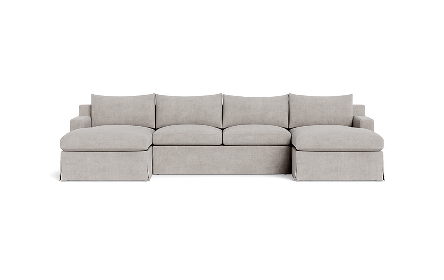 Sloan Slipcovered 3-Piece U-Sectional - Image 0