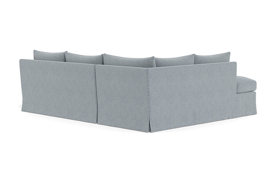 Sloan Slipcovered 3-Seat  Bumper Sectional - Image 1