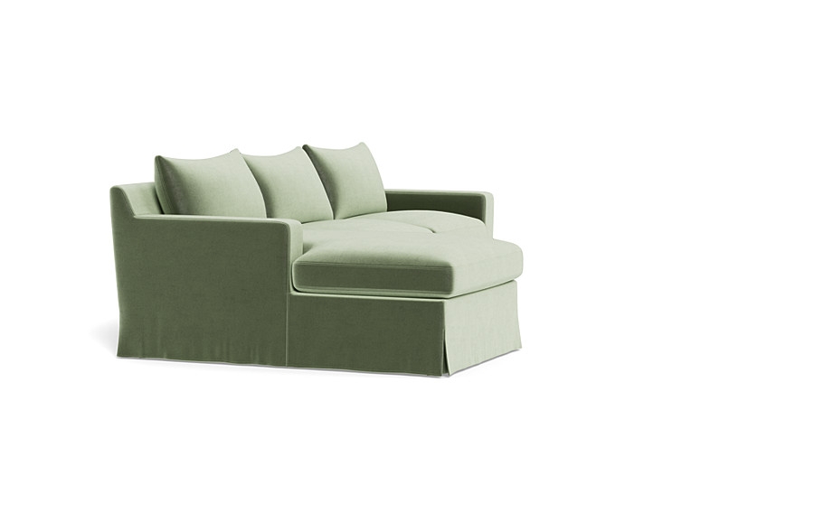 Sloan Slipcovered  Chaise Sectional - Image 3